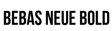 Bebas Neue Bold Font Image