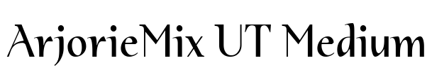 ArjorieMix UT Medium Font Image