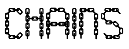 CHAINS Font Image