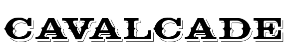 Cavalcade Font Image