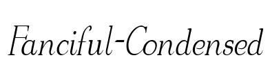 Fanciful-Condensed Font Image