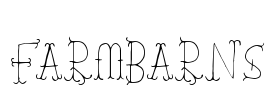 FarmBarns Font Image