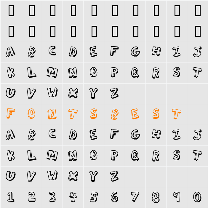 JI-Hungry Character Map