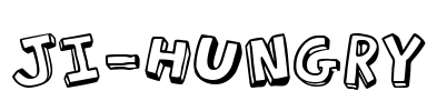 JI-Hungry Font Image