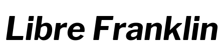 Libre Franklin Font Image