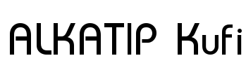 ALKATIP Kufi Font Image