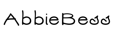 AbbieBess Font Image