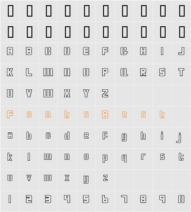 JI-Fitful Character Map