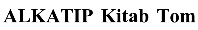 ALKATIP Kitab Tom Font Image