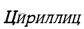 Cyrillic