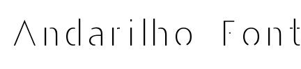 Andarilho Font Font Image