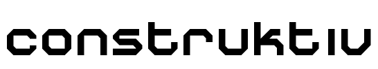 Construktiv Font Image