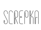 Screpka Font Image