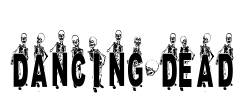 DANCING-DEAD Font Image