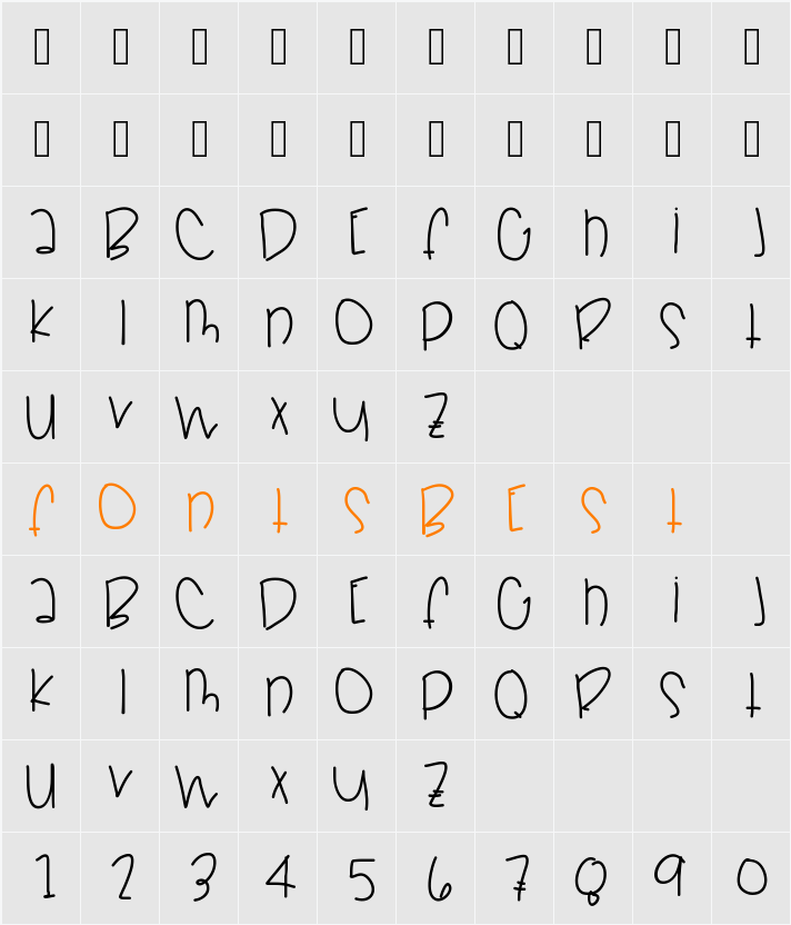 Crown Character Map