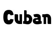 Cuban Font Image