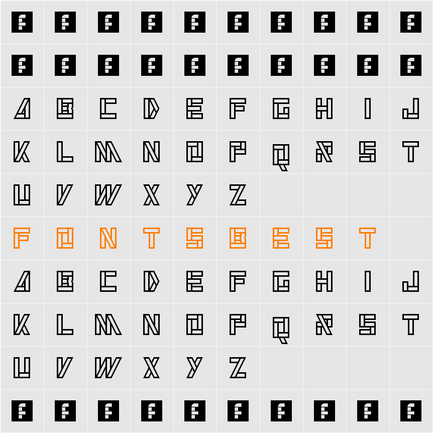 Alkaline Character Map