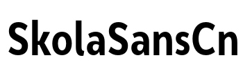 SkolaSansCn Font Image