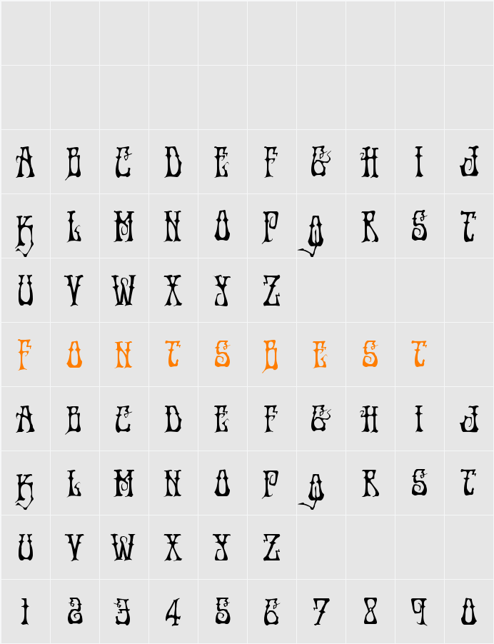 Instant Zen Character Map