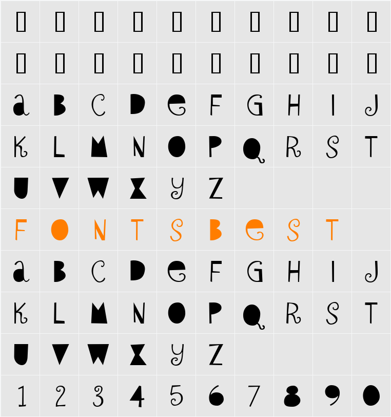 JI-Duding Character Map