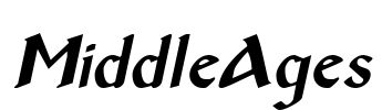 MiddleAges Font Image