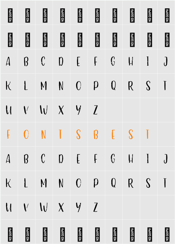 Anabella Sans Character Map