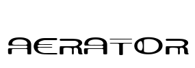 Aerator Font Image