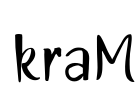 kraM Font Image