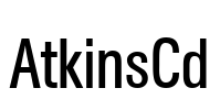 AtkinsCd Font Image