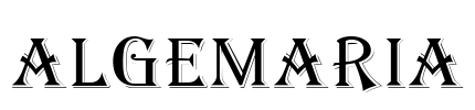 Algemaria Font Image