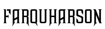 Farquharson Font Image