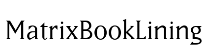 MatrixBookLining