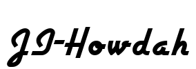 JI-Howdah Font Image