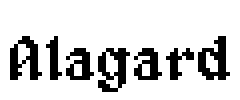 Alagard Font Image