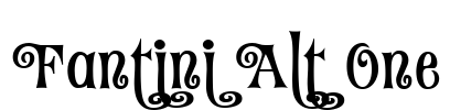 Fantini Alt One Font Image