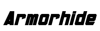 Armorhide Font Image