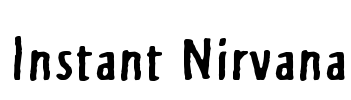 Instant Nirvana Font Image