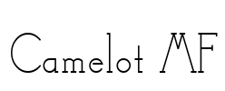 Camelot MF Font Image