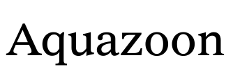 Aquazoon Font Image