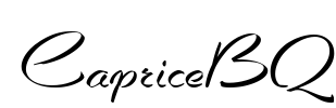 CapriceBQ Font Image