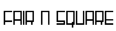 Fair N Square Font Image