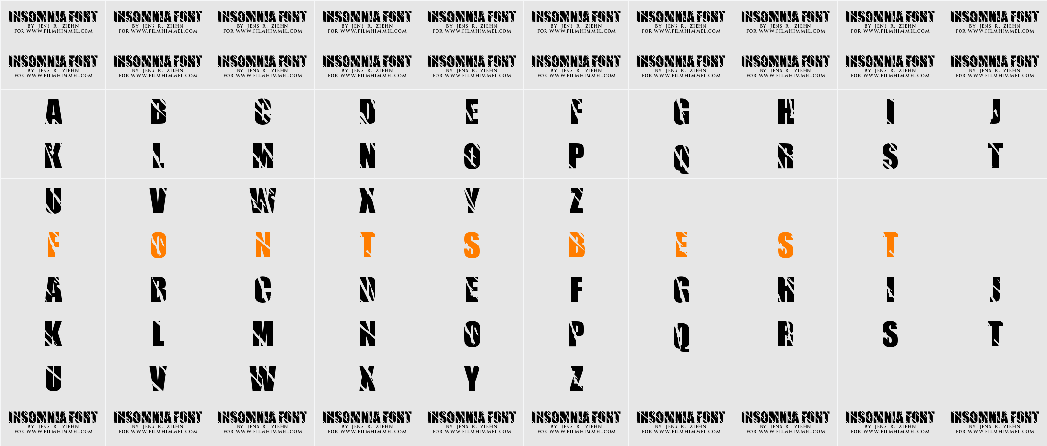 Insomnia Character Map