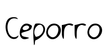 Ceporro Font Image