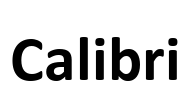 Calibri Font Image