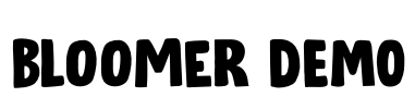 Bloomer DEMO Font Image