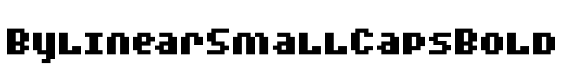 BylinearSmallCapsBold Font Image