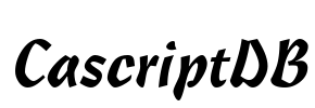 CascriptDB Font Image