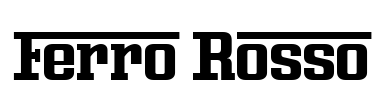 Ferro Rosso Font Image