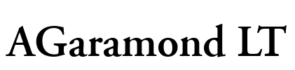 AGaramond LT Font Image