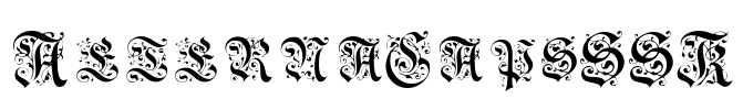 AeternaCapsSSK Font Image